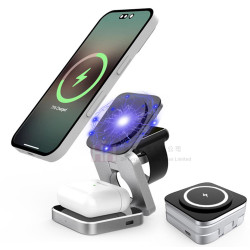 三合一折疊無線充電－2H-POB-0033